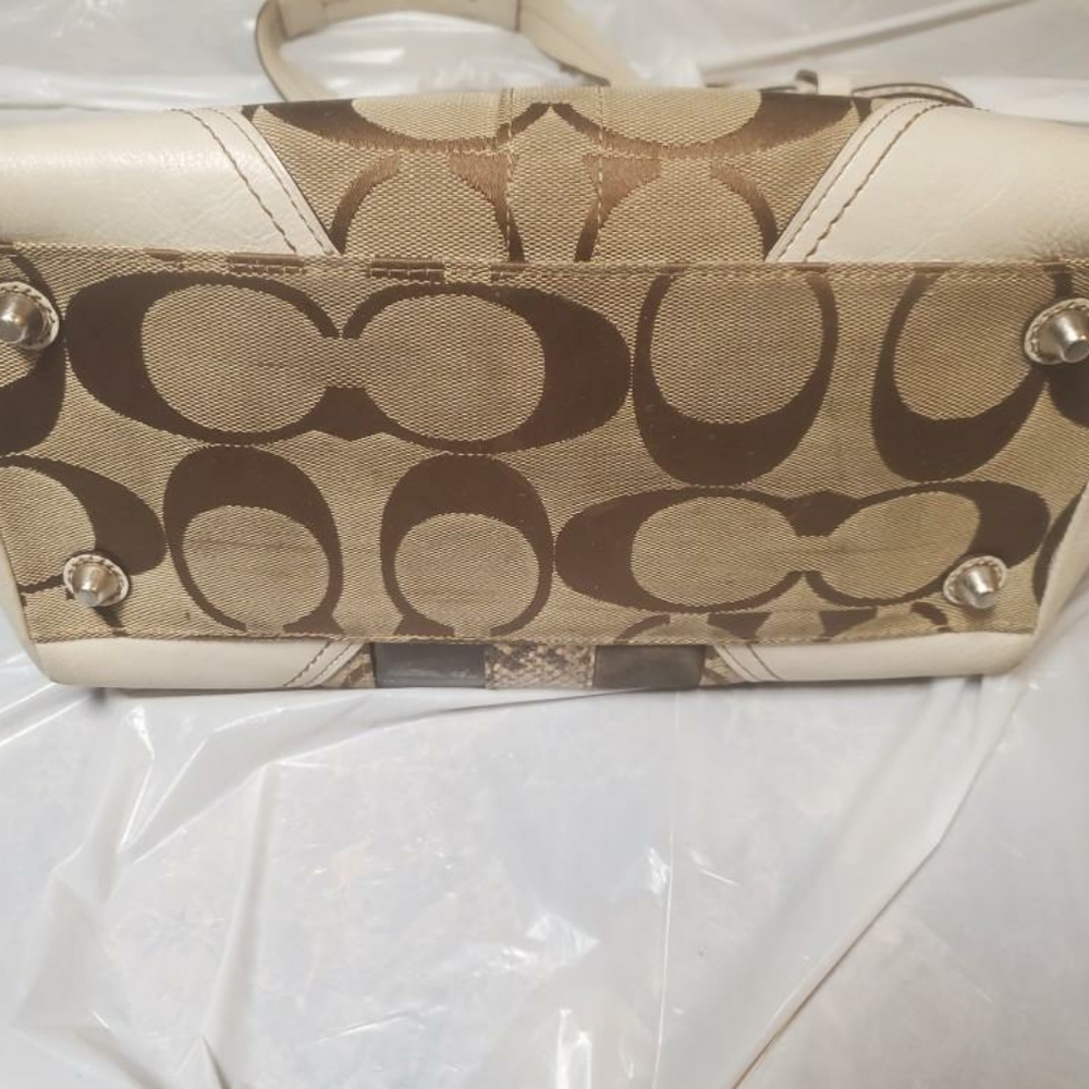 Coach Hampton Python Purse - Picture 11 of 16